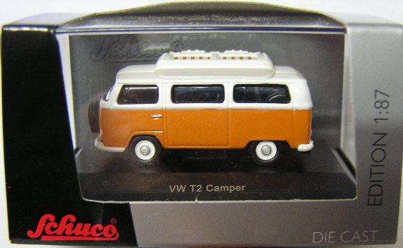 Schuco Car 25858 Volkswagen VW Kombi T2 T 2 Camper , HO 1/87 scale , new in box