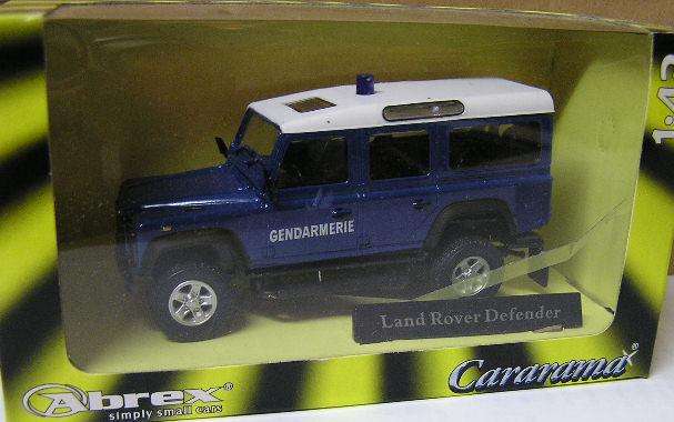Cararama Land Rover Defender 110 Police "Gendarmerie" , 1/43 scale , new in box
