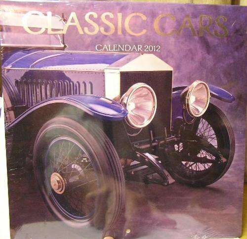 Wall Calendar 2012 "Classic Cars" ,30 cm x 30 cm ,12 classic pictures, ideal gift for car enthusiast