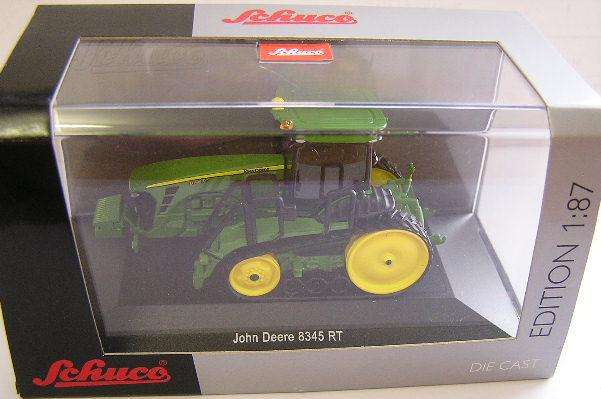 Schuco 2568500 John Deere 8345 RT Agricultural Tractor with tracks , HO 1/87 scale , new in box