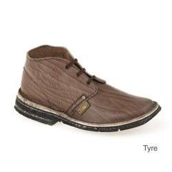 Strassbergers Genuine Leather workers shoe with tyre sole
