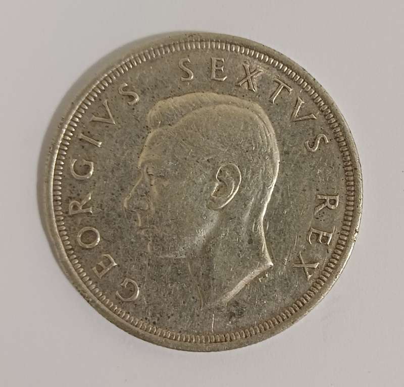5 shilling 1949 80% silver