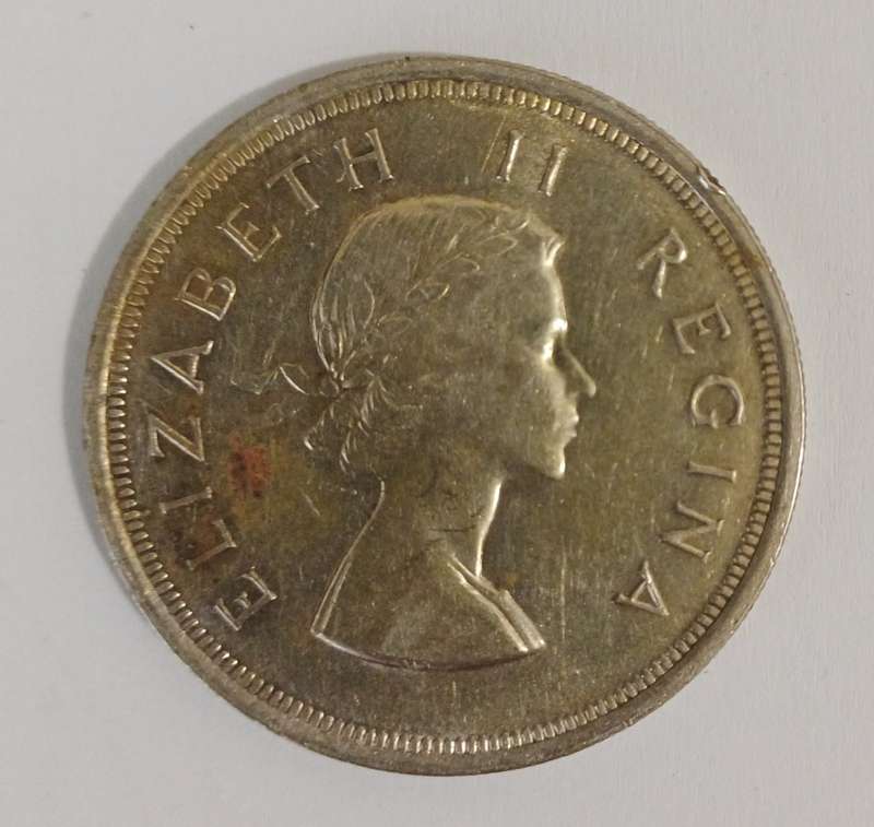 5 Shilling 1953 50% silver