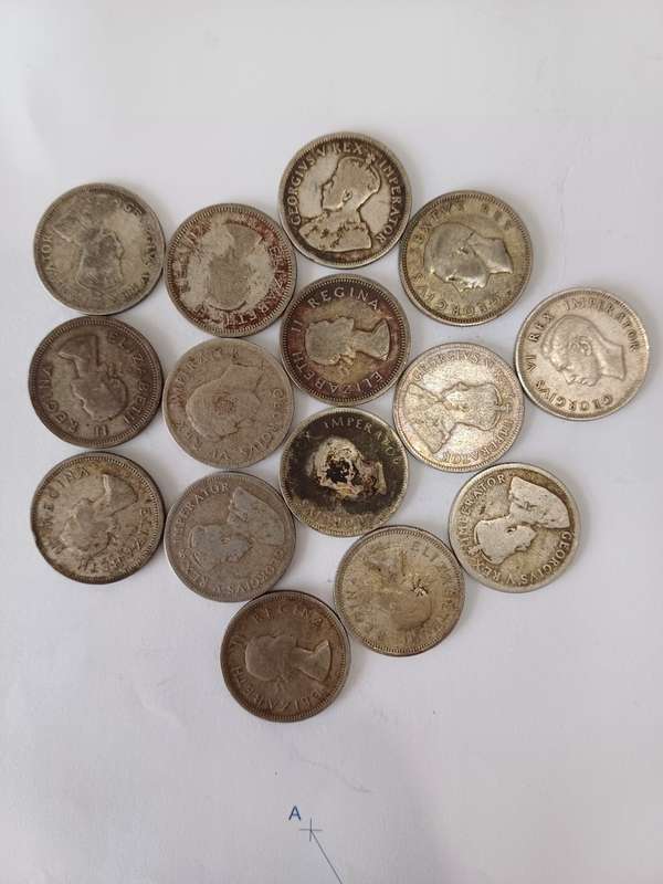 1 shillings 80% silver