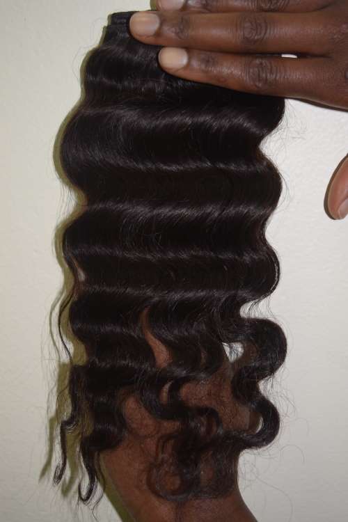 Brazillian virgin hair weaves 12 inch/Deepcurls/400g