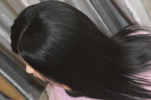 Brazilian OR Peruvian Straight lace frontal  wig/16inches/300g/9A