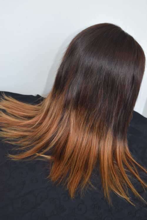 Peruvian &Brazilian OMBRE 1part lace frontal Wigs /9A/300g/12-18inches*free shipping*