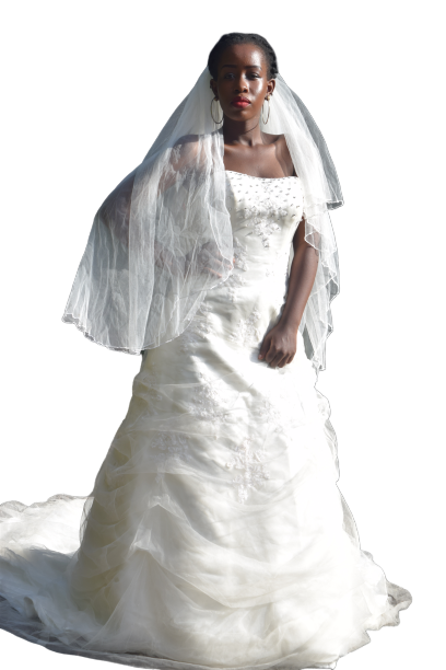 Wedding dresses/size 10/2dresses+veils(COMBO DEAL)