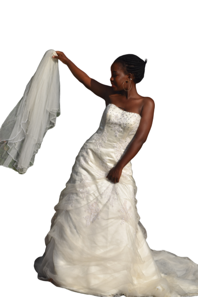 Wedding dresses/size 10/2dresses+veils(COMBO DEAL)