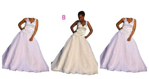Wedding dresses/size 10/2dresses+veils(COMBO DEAL)