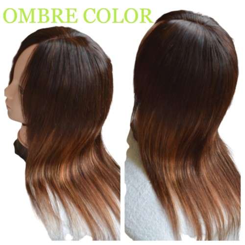 Peruvian OMBRE lace frontal wig/9A-Various lengths