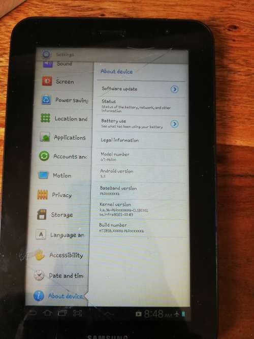 Samsung GT-P6200 7 inch Tablet