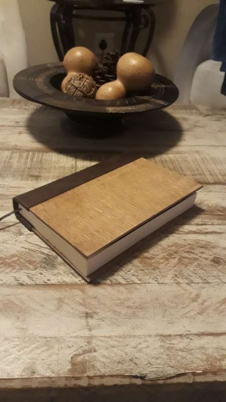 Leather and Wood Half Bound Journals