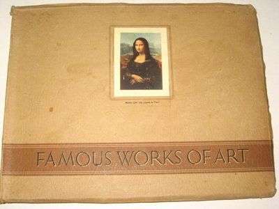 FAMOUS WORKS OF ART, COMPLETE ALBUM OF 115 CIGARETTE CARDS ** FREE POSTAGE **