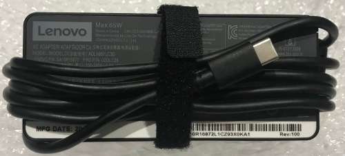 LENOVO 65W TYPE C LAPTOP CHARGER IN GOOD CONDITION