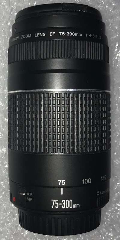 CANON 75-300mm 4-5.6 III LENS IN GOOD WORKING CONDITION