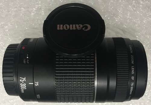 CANON 75-300mm 4-5.6 III LENS IN GOOD WORKING CONDITION