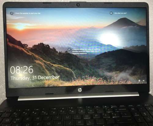 HP 15s i5 10210U 8GB 512GB Silver Notebook in Excellent Condition with Manufacturer Warranty-Aug 21