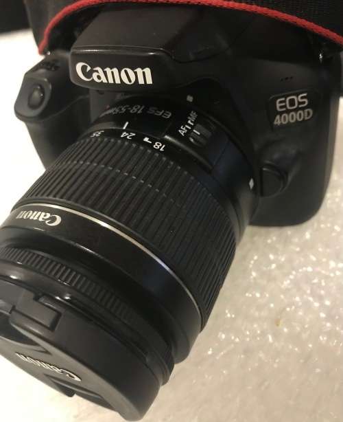 CANON EOS 4000D WITH 18-55mm LENSE IN EXCELLENT CONDITION