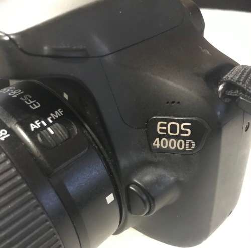 CANON EOS 4000D WITH 18-55mm LENSE IN EXCELLENT CONDITION