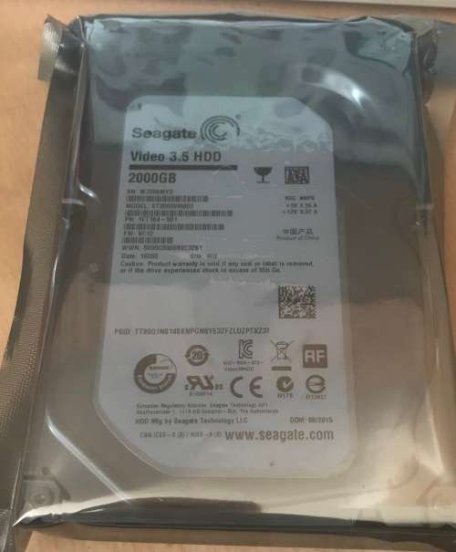 SEAGATE 3.5 HDD 2TB -  NEW VIDEO STREAMING