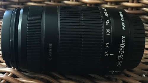 Canon Lense EF-S 55-250mm F/4-5.6 II Image Stablizer in Good working Condition - 10% OFF