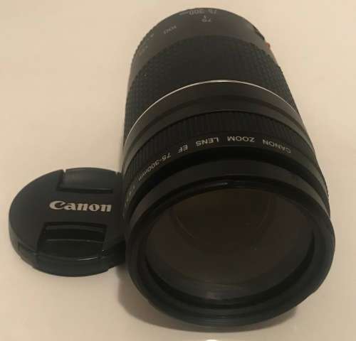 CANON LENS 75-300mm F4-5.6 III IN EXCELLENT WORKING CONDITION WITH BOX
