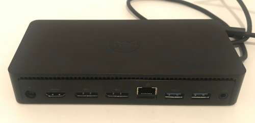DELL D6000 UNIVERSALUSB DOCKING STATION WITH POWER CODE IN EXCELLENT WORKING CONDITION