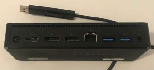 DELL D6000 UNIVERSALUSB DOCKING STATION WITH POWER CODE IN EXCELLENT WORKING CONDITION