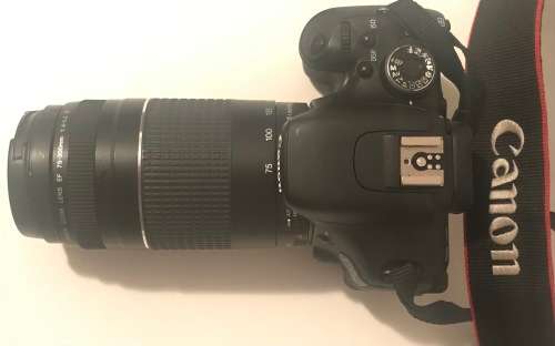 CANON EOS 600d WITH 75-300mm 1:4-5.6 III IN EXCELLENT  WORKING CONDITION 10% OFF ON FULL PRICE
