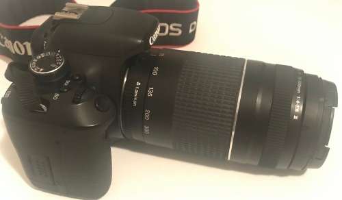 CANON EOS 600d WITH 75-300mm 1:4-5.6 III IN EXCELLENT  WORKING CONDITION 10% OFF ON FULL PRICE