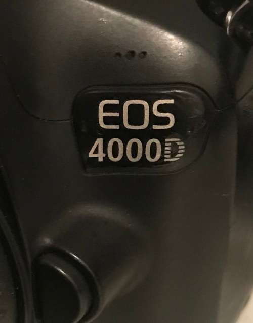 Canon 4000d Body only with Battery - In Good Working Condition
