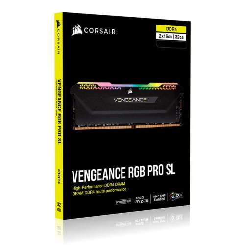 Corsair VENGEANCE RGB PRO SL 32GB (2x16GB) 3200MHz DDR4 CL16 Desktop Memory-New Sealed