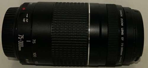 Canon Lens 75-300mm F4-5.6 III IN Good workINg Condition