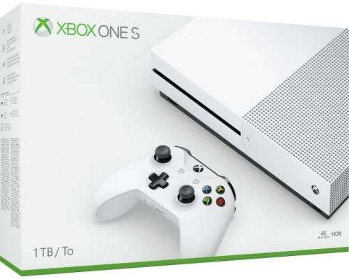 XBOX ONE S 1TB CONSOLE 4K - WHITE IN THE BOX - EXCELLENT CONDITION