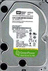 WESTERN DIGITAL GREEN POWER 2TB HARD DRIVE -NEW