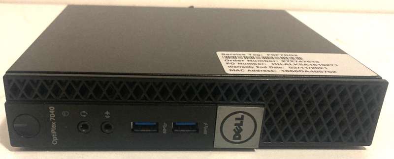 Dell Optiplex 7040 Micro Pc i7 6th Gen 8gb Ram 240gb Ssd Excellent Working Condition