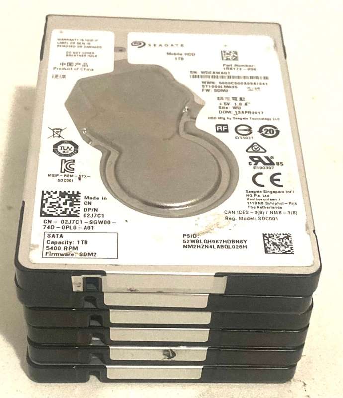 Seagate ST1000LM035 1TB HDD 100% Health Good Working Condition