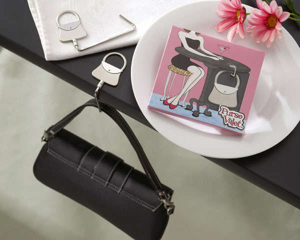 Purse Valet Stainless-Steel Handbag Holder