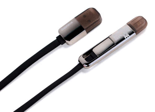 Remax 2 in 1 KING KONG Data Sync & Charging Cable - Black