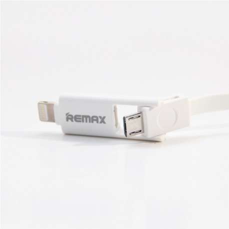 Remax 2 in 1 Data Transfer Cable - Black