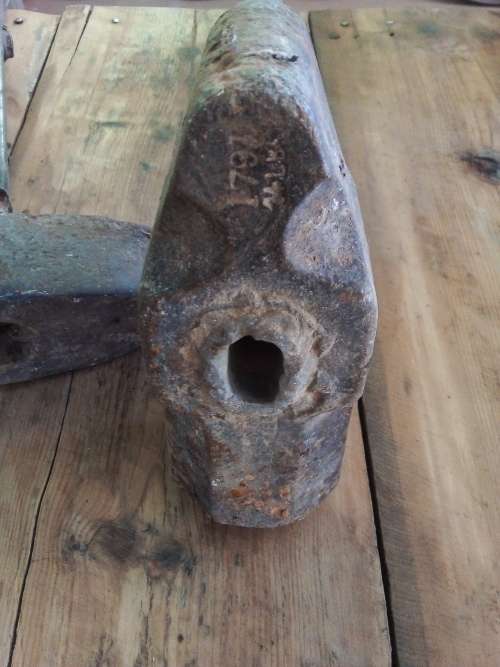 Antique 15 lbs + 5 lbs +3 lbs Blacksmith Temper hammers