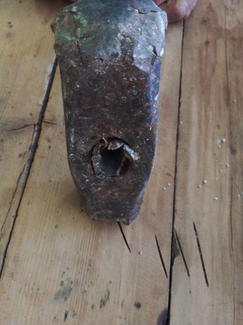Antique 15 lbs + 5 lbs +3 lbs Blacksmith Temper hammers
