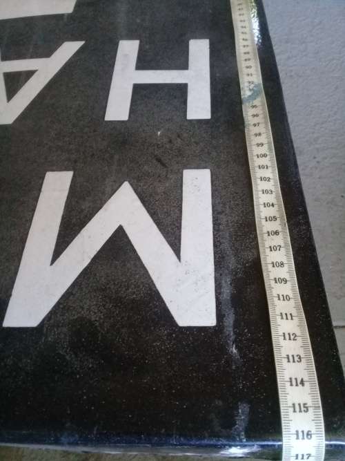 1940`s Enamel road sign board with South Africa AA sign on board / Rare find !!!