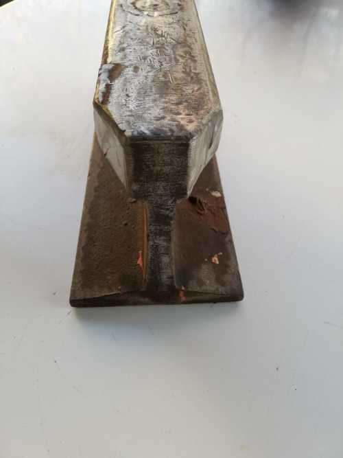 ANVIL made from old 30cm SAS train rail.