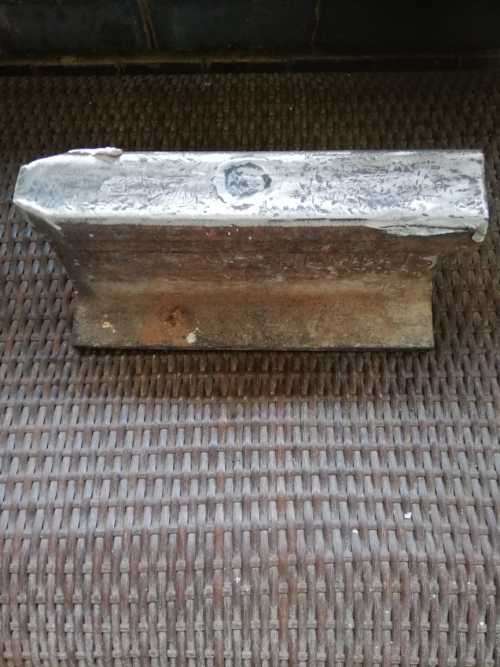 ANVIL made from old 30cm SAS train rail.
