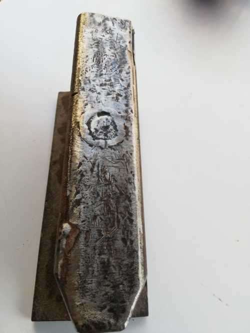 ANVIL made from old 30cm SAS train rail.