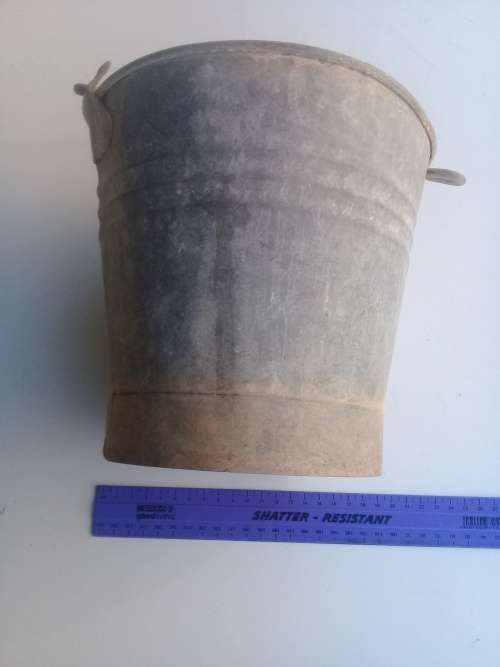 Vintage small milk bucket. Good condition. With markings underneath.