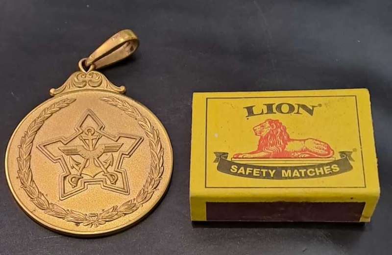 Suid Afrikaanse Weermag medalje. Very scares.