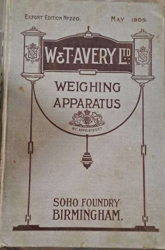 W & T Avery Ltd. Weighing Apparattus - 1909